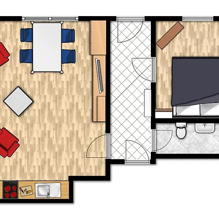 Appartement Haus Coordes 05